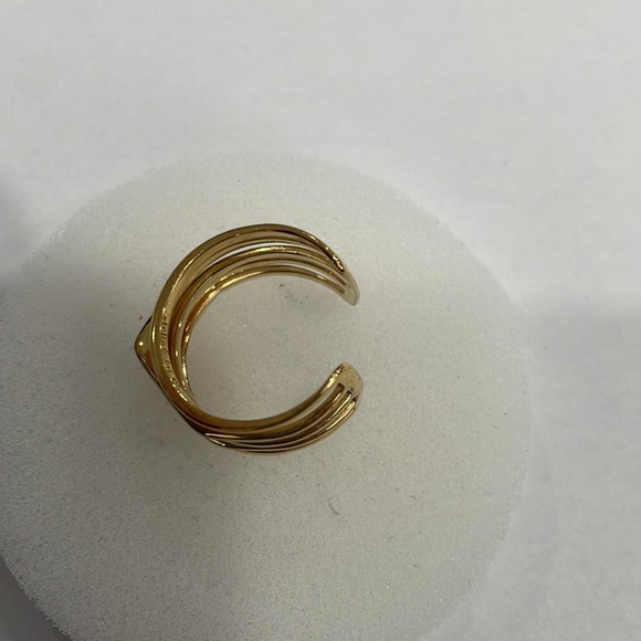 Stella and Dot Gold Adjustable Ring - Picture 3 of 3